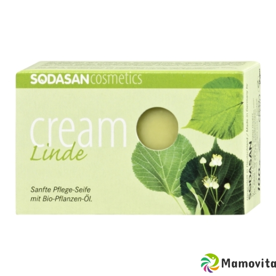 Sodasan Pflegeseife Cream Linde Bio 100g buy online