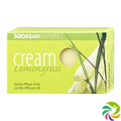 Sodasan Pflegeseife Cream Lemongras Bio 100g