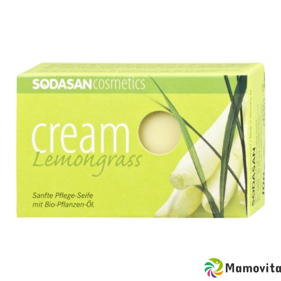 Sodasan Pflegeseife Cream Lemongras Bio 100g buy online