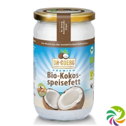 Dr. Goerg Kokosspeisefett Desodoriert Glas 1000ml