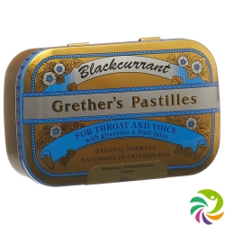 Grether’s Pastilles Blackcurrant Dose 110g