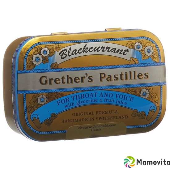 Grether’s Pastilles Blackcurrant Dose 110g buy online