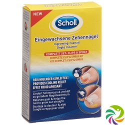 Scholl eingewachsene Zehennägel Clip & Spray Set