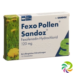 Fexo Pollen Sandoz Filmtabletten 120mg 10 Stück