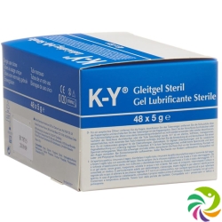 K Y Gelee Gleitmittel Steril (neu) 48x 5g