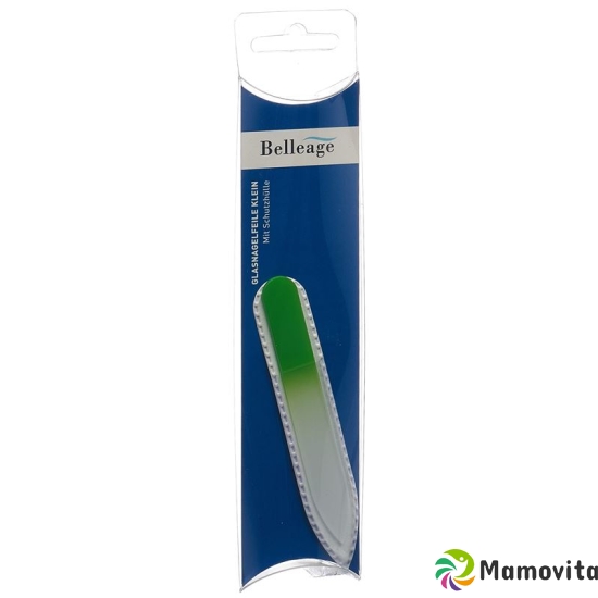 Belleage glass nail file small with protective cover buy online