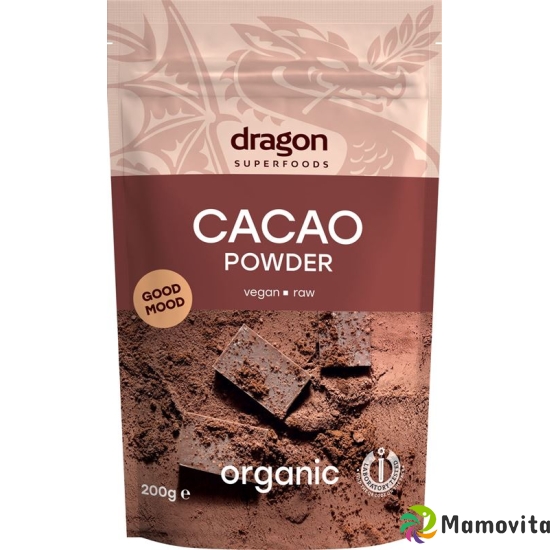 Dragon Superfoods Kakao Pulver Roh 200g buy online