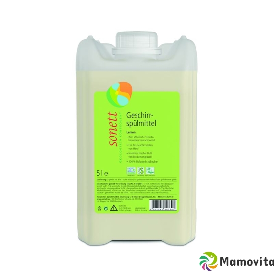 Sonett Geschirrspülmittel Lemon Kanister 5L buy online