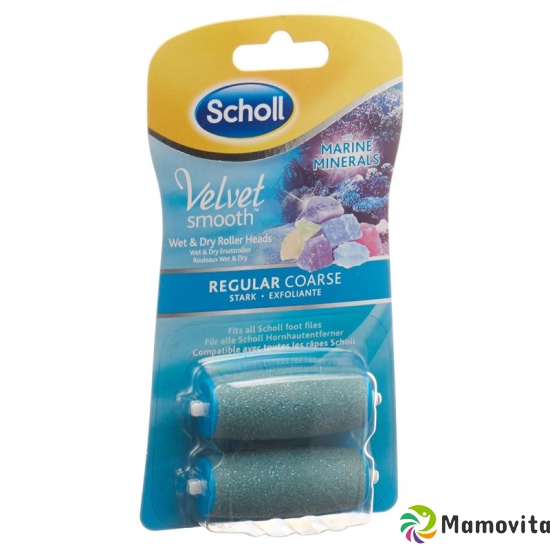 Scholl Velvet Smooth Wet & Dry Ersatzrollen stark 2 Stück buy online