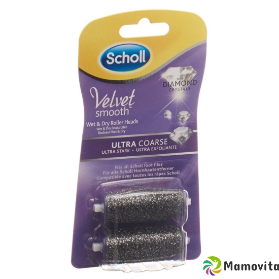 Erdatzrollen Scholl Velvet Smooth Pedi Roll Extra Stark Diamant 2 Stück buy online