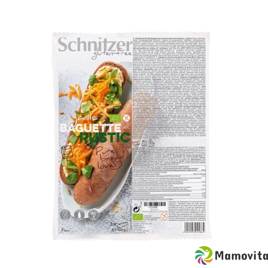 Schnitzer Bio Baguette Rustic Glutenfrei 320g buy online