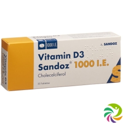 Vitamin D3 Sandoz Tabletten 1000 Ie 50 Stück