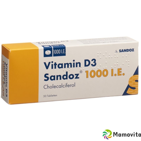 Vitamin D3 Sandoz Tabletten 1000 Ie 50 Stück buy online