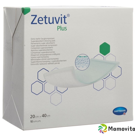 Zetuvit Plus Absorptionsverband 20x40cm 10 Stück buy online