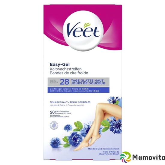 Veet Kaltwachsstreifen Bikini & Achseln Sensible Haut 8x 2 Stück buy online