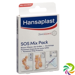 Hansaplast Blasenpflaster SOS Mixpack 6 Stück