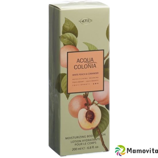 4711 Acqua Colonia White Peach & Coriander Bodylotion 200ml buy online