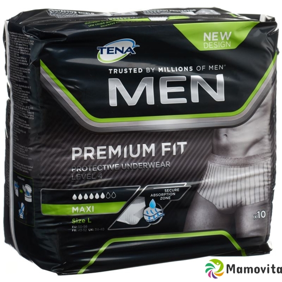 Tena Men Premium Fit Underwear Level 4 L 10 Stück buy online