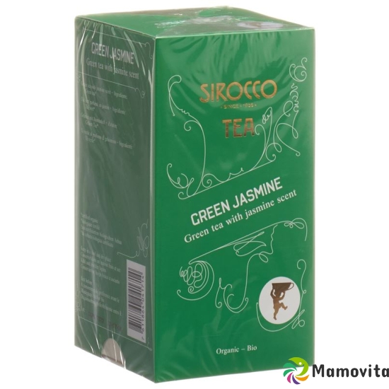 Sirocco Teebeutel Green Jasmine 20 Stück buy online