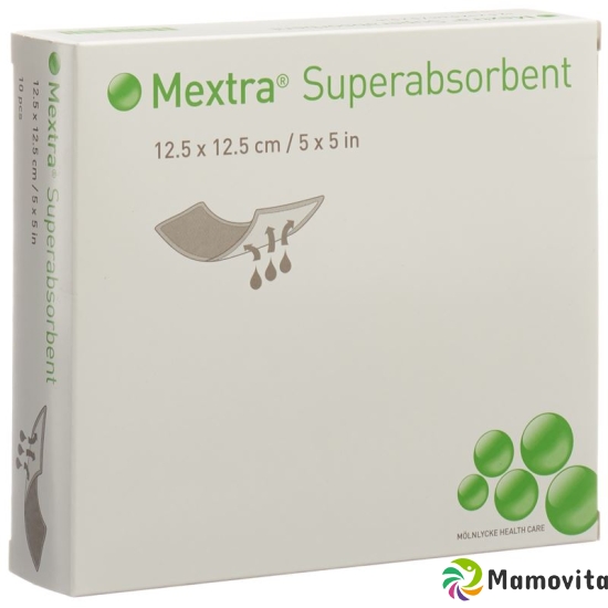 Mextra Superabsorbent 12.5x12.5cm 10 Stück buy online