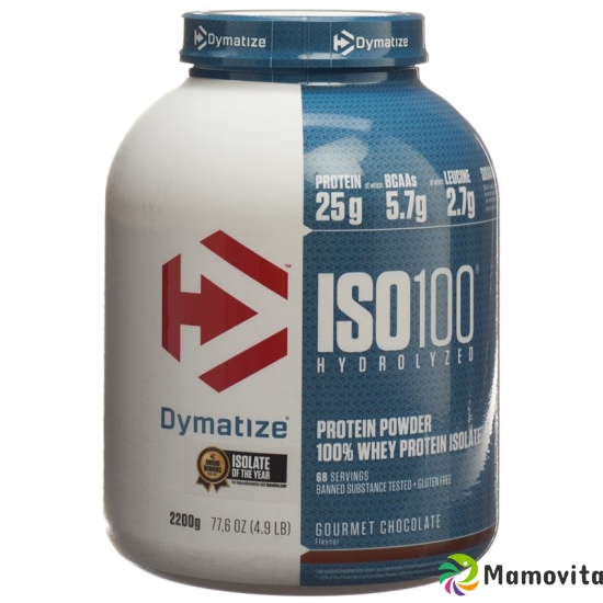 Dymatize Iso 100 Gourmet Chocolate Dose 2200g buy online