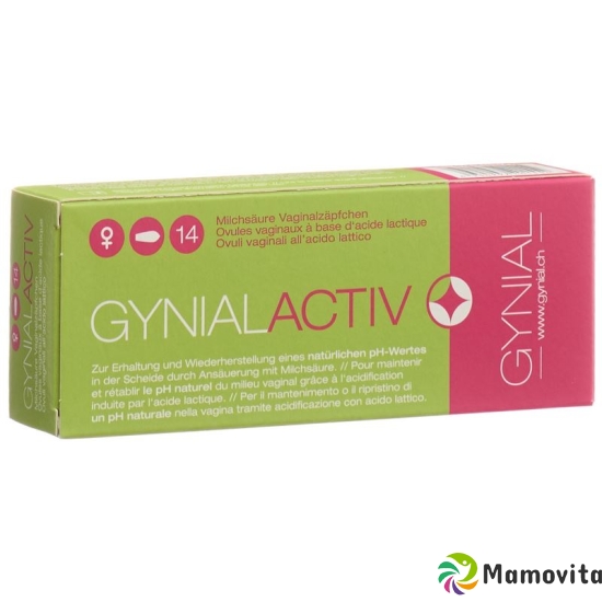 Gynialactiv Milchsäure Vaginalzäpfchen 14 Stück buy online