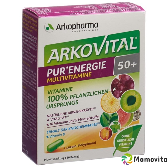 Arkovital Pur'Energie 50+ Multivitamine Kapseln Dose 60 Stück buy online