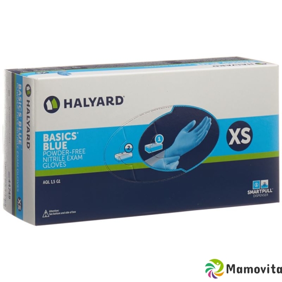 Halyard Uhs XS Nitril Basic Blau 200 Stück buy online