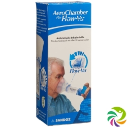 Aerochamber Plus Flow-vu Large Mask Blue