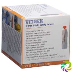 Vitrex Lite Iii Safety Einmalstechhilf 21g 100 Stück