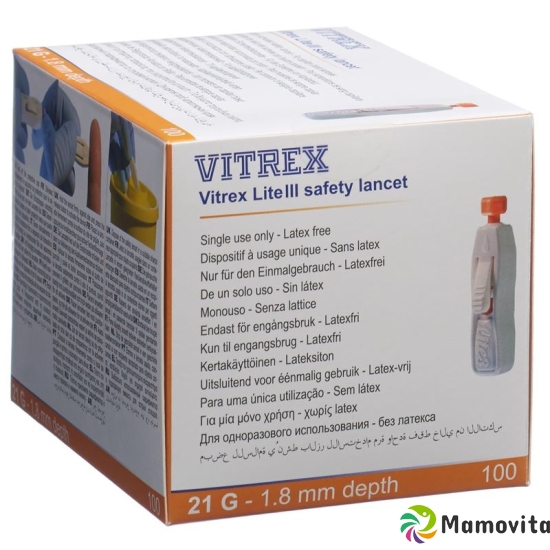 Vitrex Lite Iii Safety Einmalstechhilf 21g 100 Stück buy online