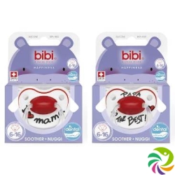 Bibi Nuggi Dental Happiness 6-16 Ring Mama/Papa