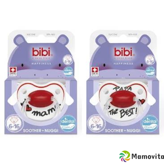 Bibi Nuggi Dental Happiness 6-16 Ring Mama/Papa buy online