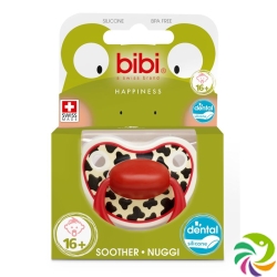 Bibi Nuggi Dental Happiness 16+ Ring Tiger Swiss Red