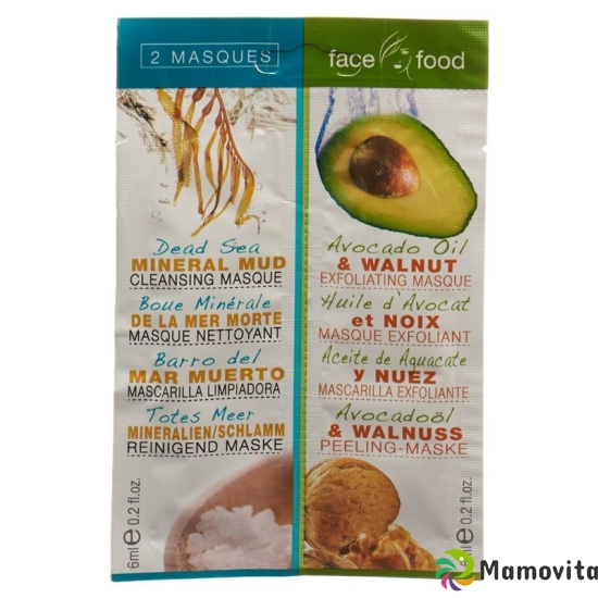 Face Food Gesichtsmaske Totes Meer Avocad 2x 6ml buy online