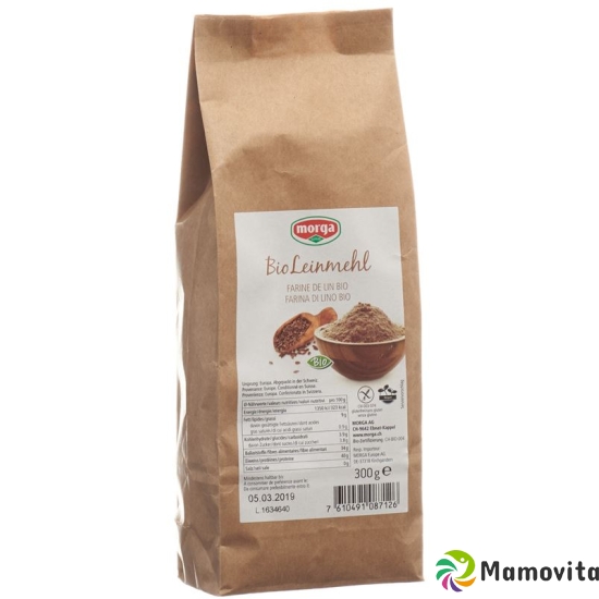 Morga Leinmehl Bio Glutenfrei Beutel 300g buy online