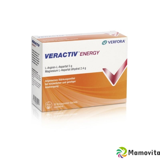 Veractiv Energy Brause Pulver Beutel 20 Stück buy online