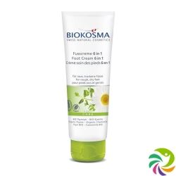 Biokosma Fusspflegecreme 6 In 1 Tube 75ml