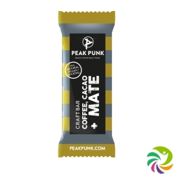 Peak Punk Bio Craft Bar Cacao Coffee & Mate 38g