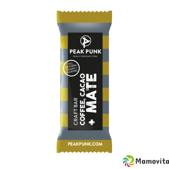 Peak Punk Bio Craft Bar Cacao Coffee & Mate 38g buy online