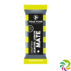 Peak Punk Bio Craft Bar Almond Lemon & Mate 38g