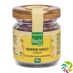 Brecht Bourbon-Vanille Gemahlen Bio Glas 15g