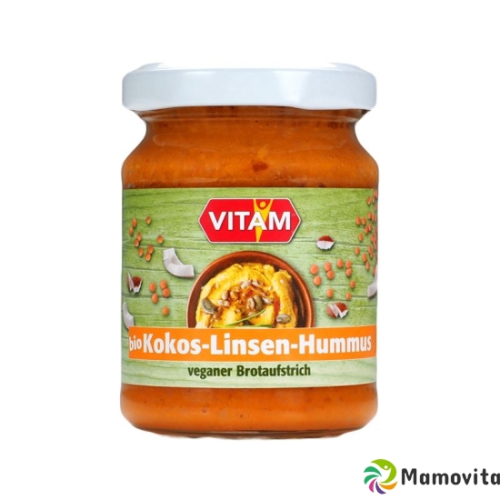 Vitam Hummus Kokos Linsen Brotaufstr Bio 100g buy online