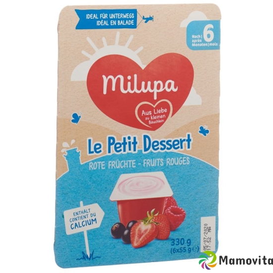 Milupa Le Petit Dessert Red Fruits buy online