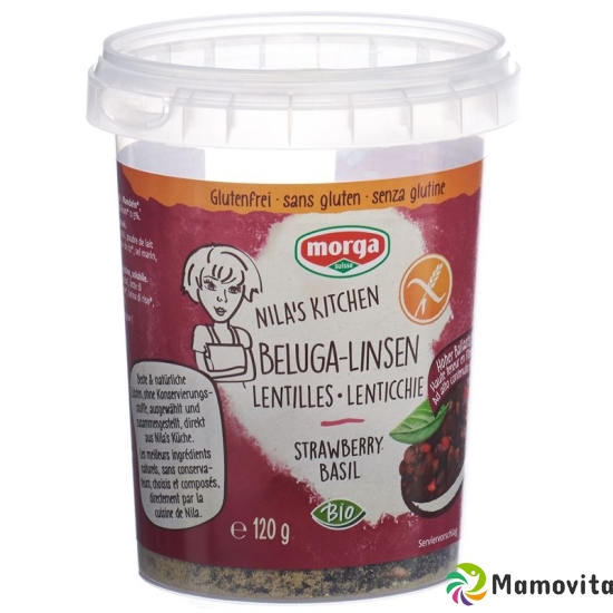 Morga Beluga-Linsen Erdb/basil Glutenfrei Bio 120g buy online