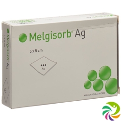 Melgisorb Ag 5x5cm 10 Stück