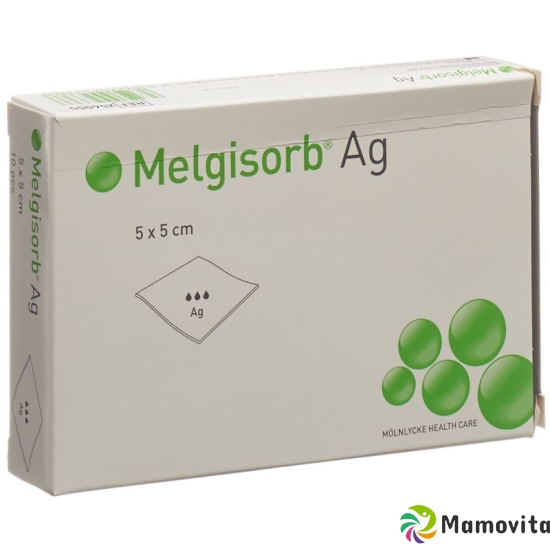 Melgisorb Ag 5x5cm 10 Stück buy online