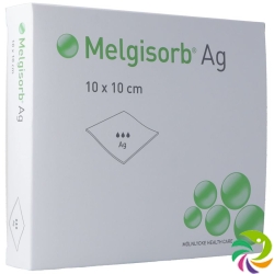 Melgisorb Ag 10x10cm 10 Stück