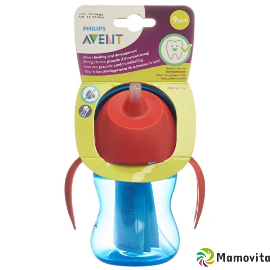 Avent Philips Straw Cup 200ml Boy Blue buy online