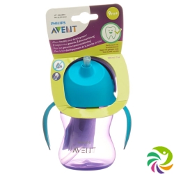 Avent Philips Straw Cup 200ml Girl Purple